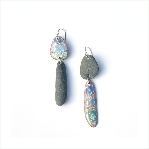Navah Langmeyer - Blue/Green Earrings