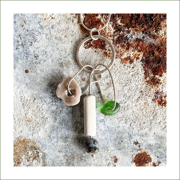 Jill Thompson - Beach Finds Hoop Pendant