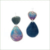 Navah Langmeyer - Blue/Purple Beaded Earrings