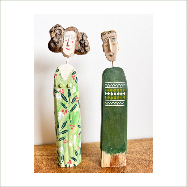 Lynn Muir - Lady with Green Dress