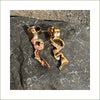 LoufyLou Designs - Brass Bullet Casing Earrings (long)