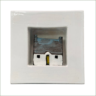 Pauline Montgomery - Framed Bothy (Blue Roof)