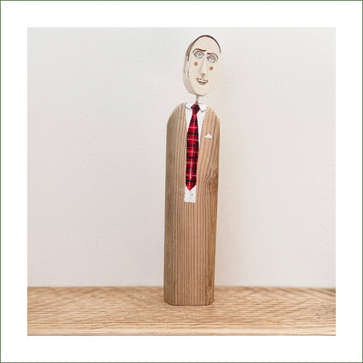 Lynn Muir - Gentleman in a Red Tartan Tie